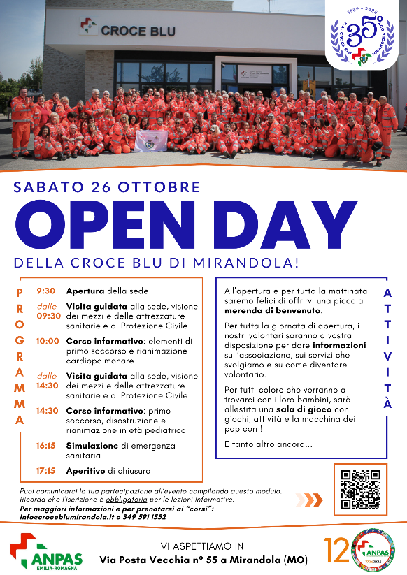 Locandina Open Day