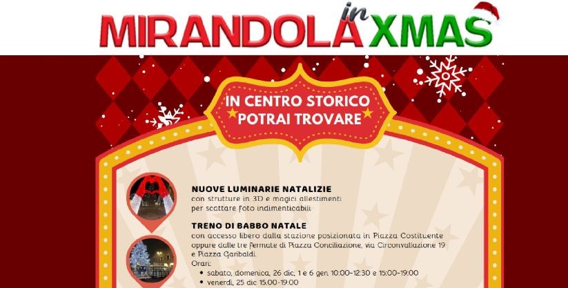 Terza edizione di “Mirandola in XMAS”