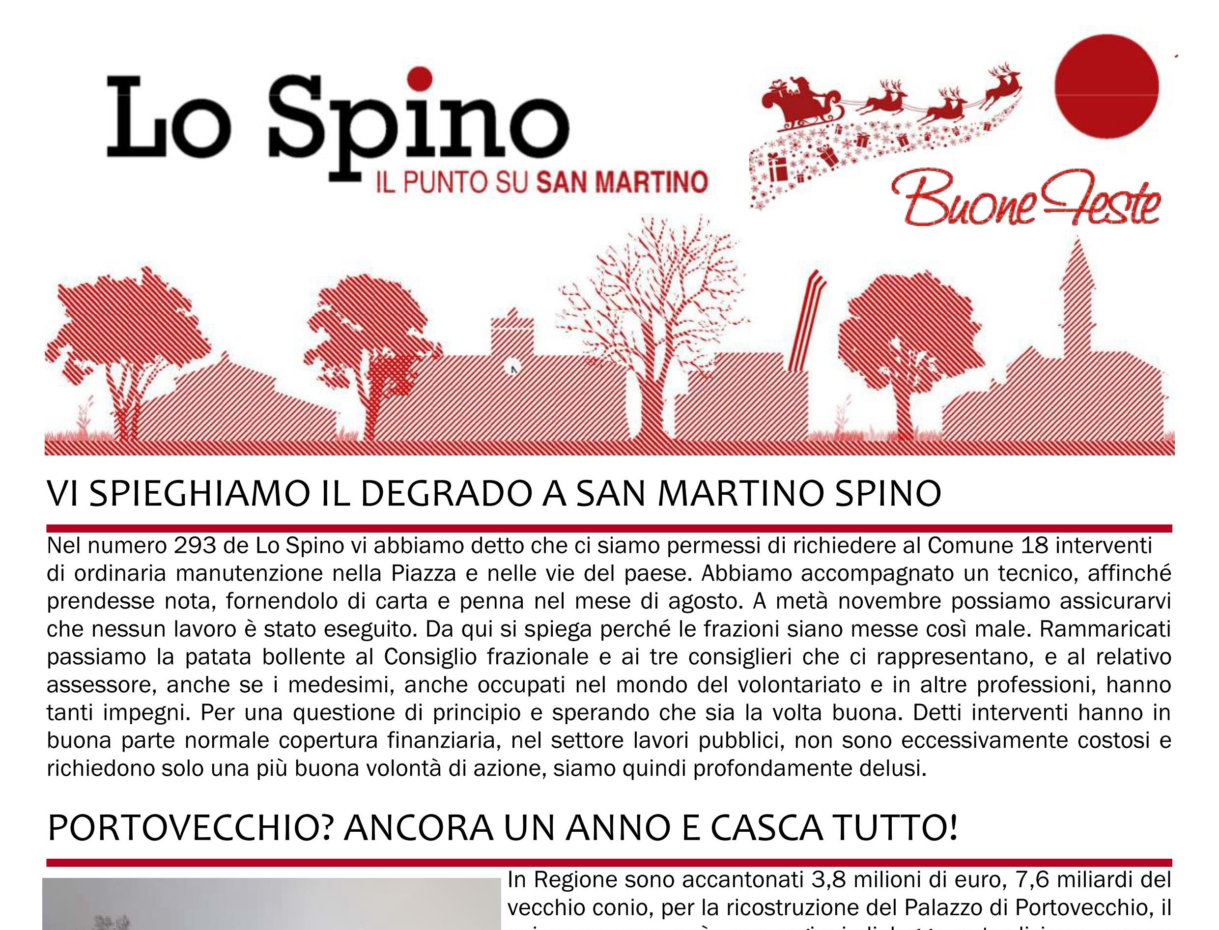 Lo Spino n°204 – Il giornalino bimensile degli amici di San Martino Spino