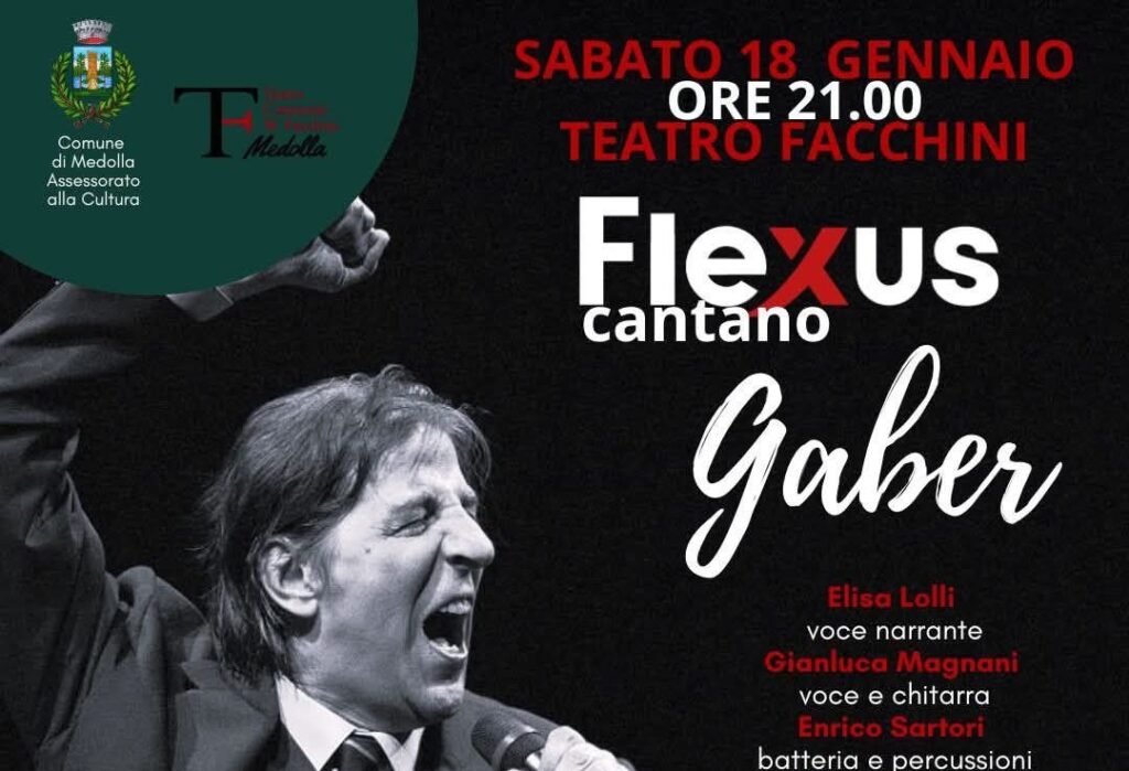 18 Gennaio a Medolla - Flexsus cantano Gaber