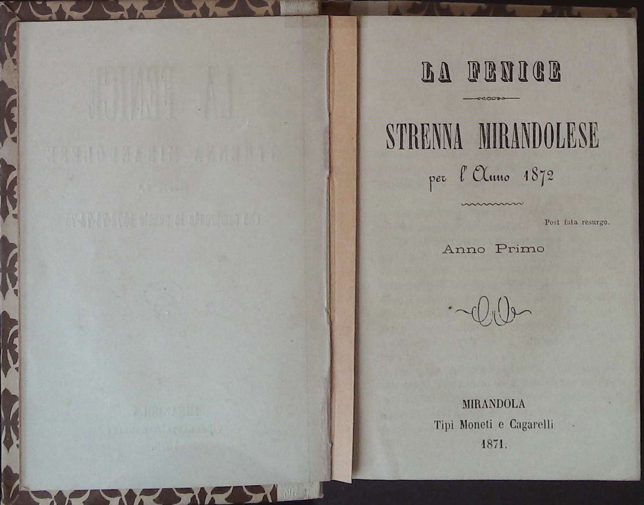 La Fenice – Strenna Mirandolese