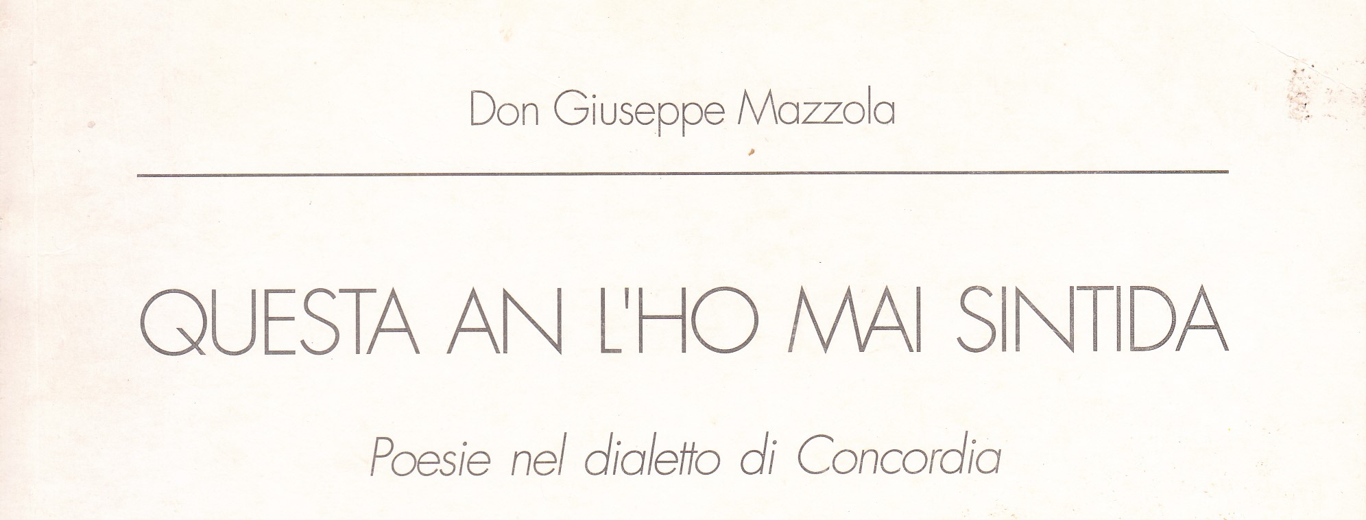 Don Giuseppe Mazzola – Et capì, Iusfon?…!