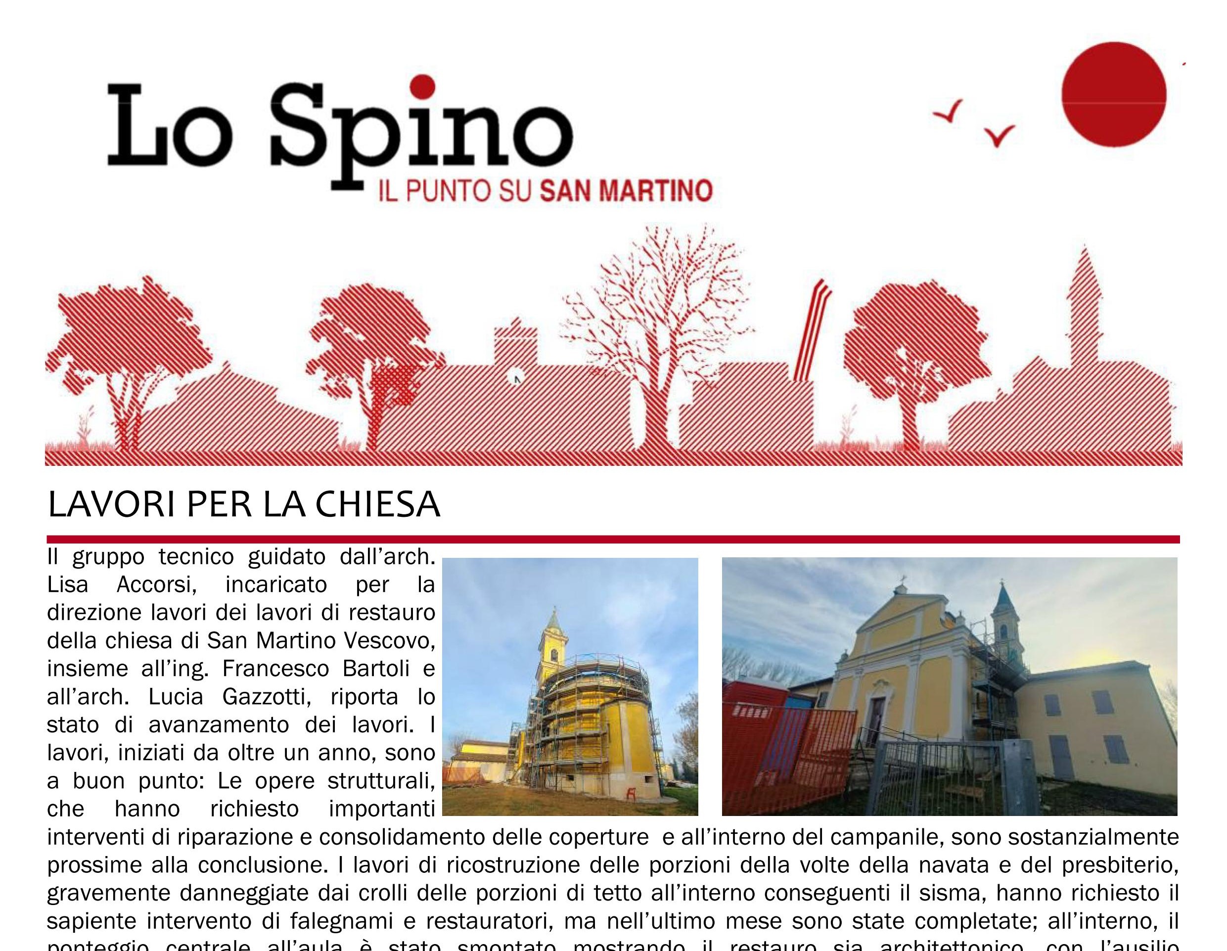 Lo Spino n°205 – Il giornalino bimensile degli amici di San Martino Spino