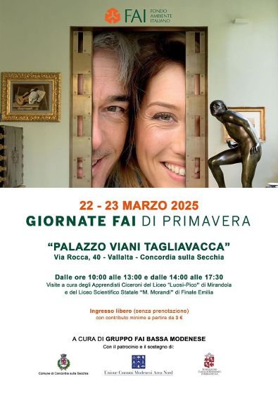 22/23 Marzo a Concordia – FAI di Primavera – Apertura di Palazzo Viani Tagliavacca