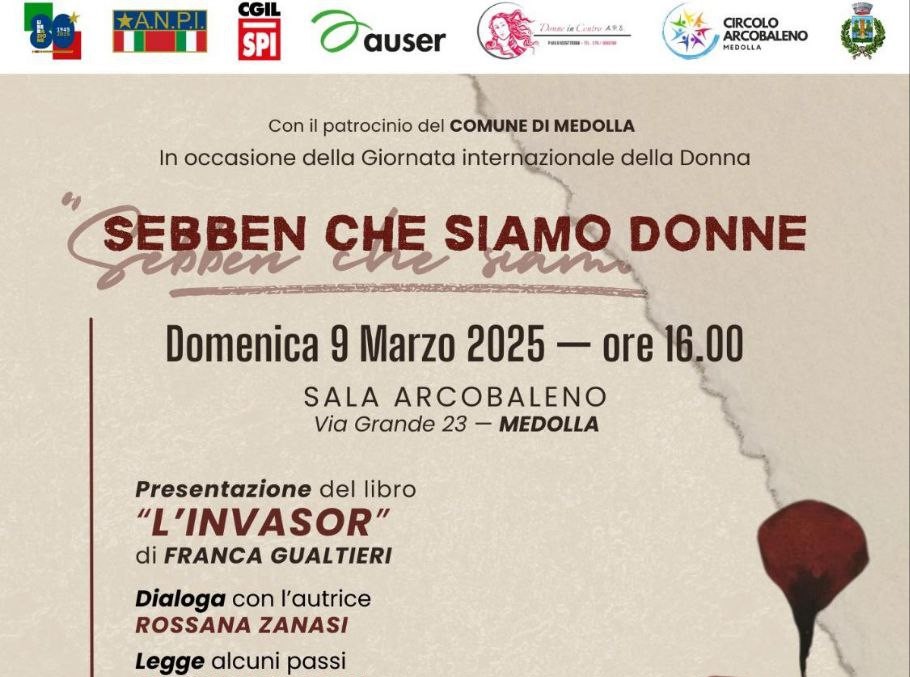 9 Marzo a Medolla – “Sebben che siamo donne”