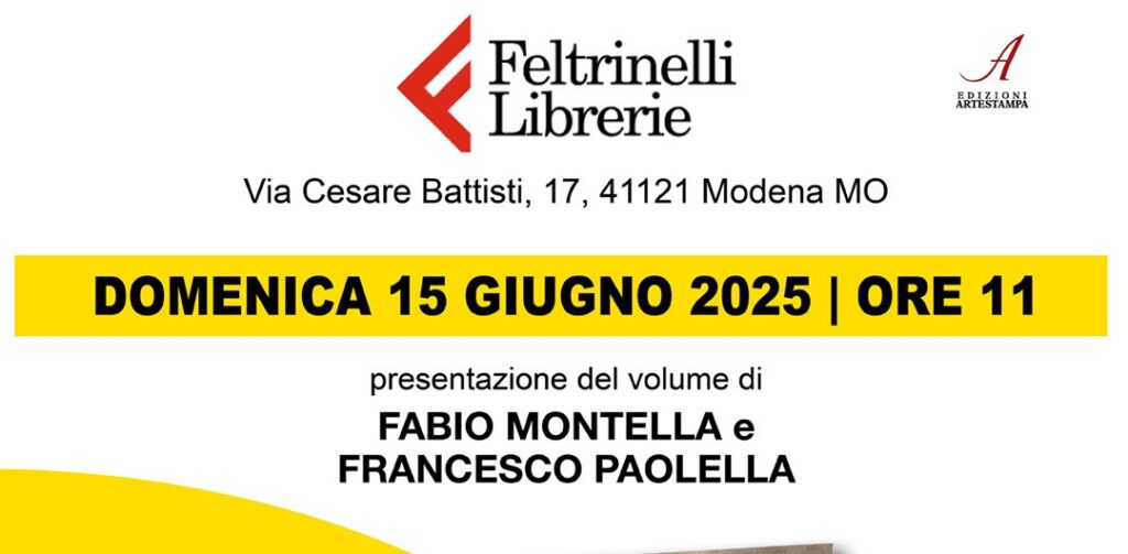 15 Giugno a Modena - Presentazione del volume