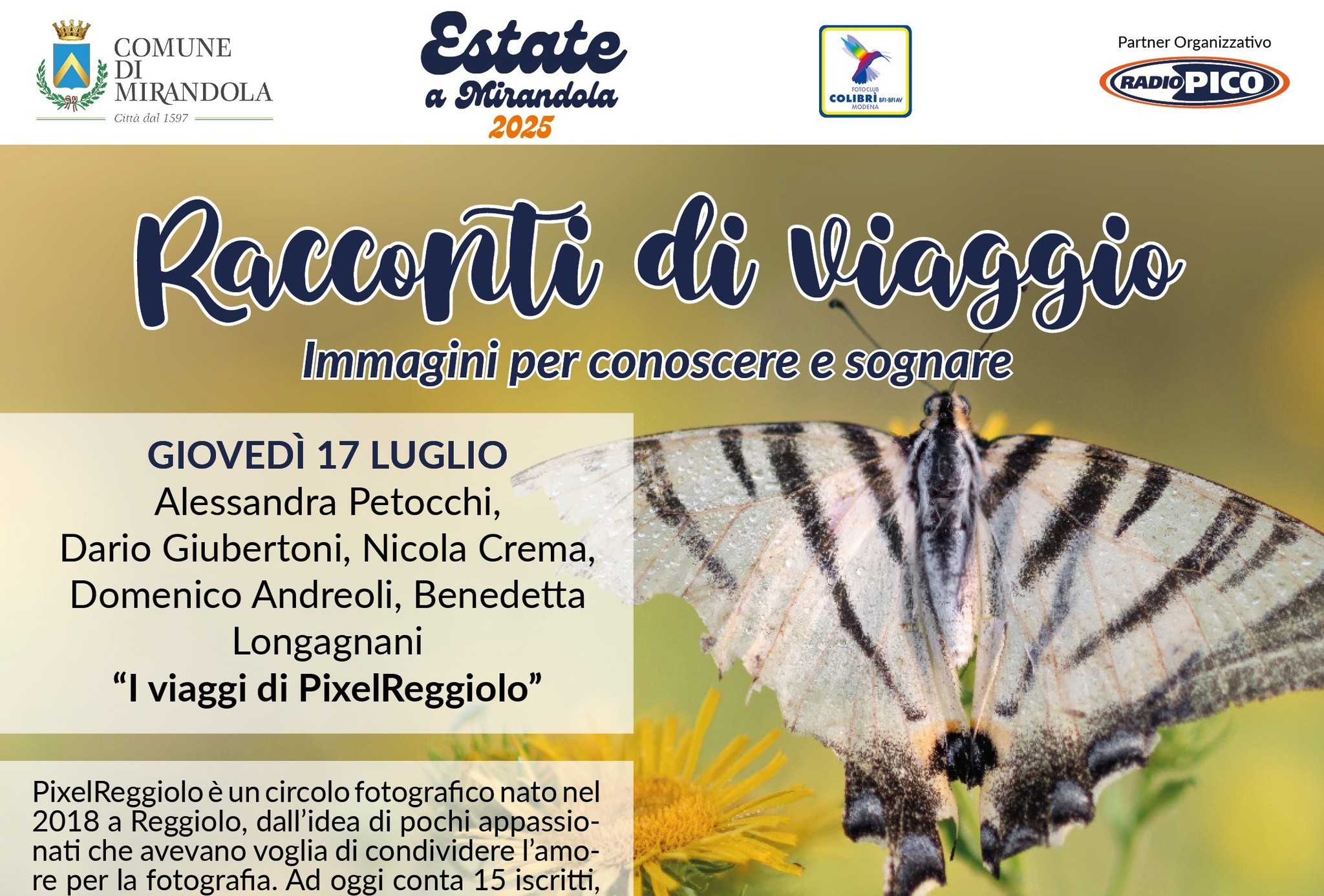 17 Luglio a Mirandola – Racconti di Viaggio