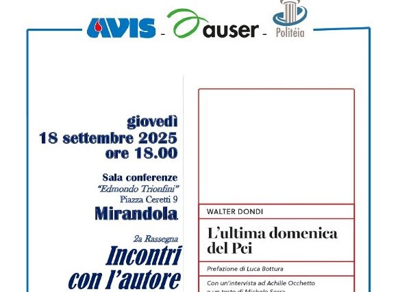 18 Settembre a Mirandola – Presentazione del libro…