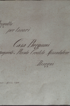 Copertina - Progetto Palazzo Bergomi Geometra A. Vincenzi