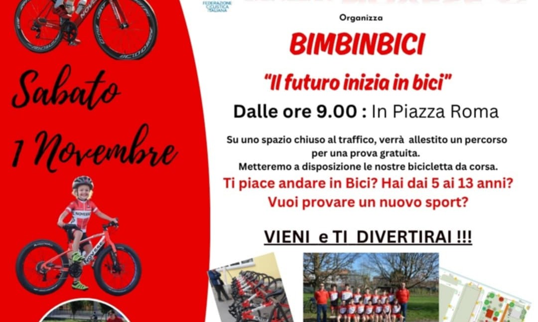 Il primo Novembre a Concordia – In occasione della Fiera d’Ognissanti – Bimbinbici
