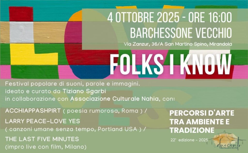 4 Ottobre a San Martino Spino - Folks I Know