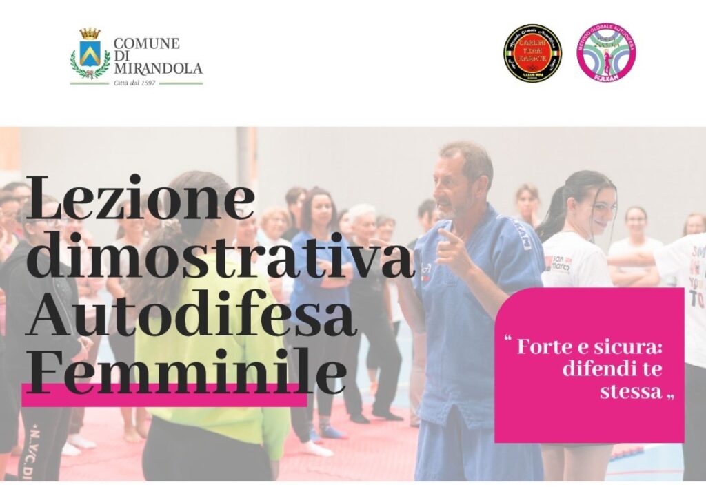 25 Novembre - Lezione dimostrativa Autodifesa Femminile