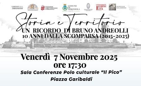 7 Novembre a Mirandola – Storia e Territorio – Un ricordo di Bruno Andreolli