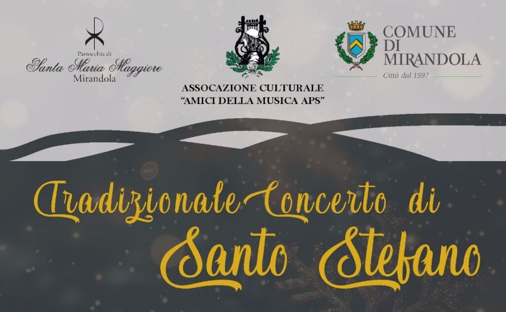 26 Dicembre a Mirandola - Tradizionale Concerto di Santo Stefano