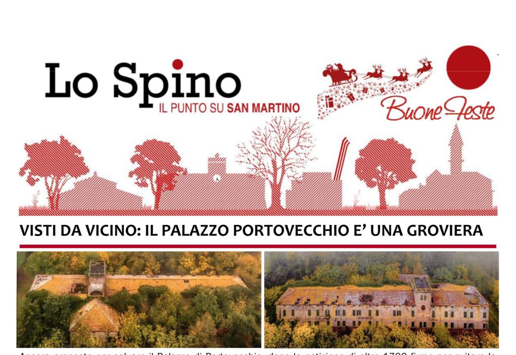 E' uscito Lo Spino, il giornalino degli amici di San Martino Spino......