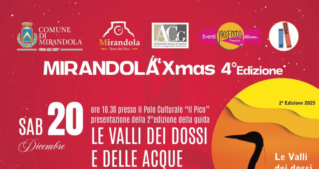 20 Dicembre a Mirandola - In distribuzione, gratuitamente, la guida 