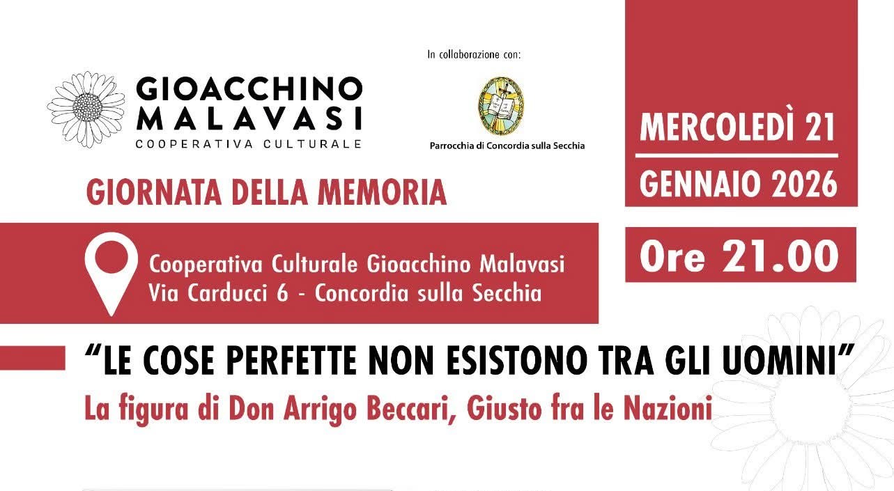 21 Gennaio a Concordia – Giornata della Memoria