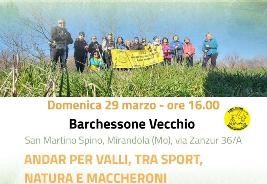 28 Marzo a San Martino Spino – Per “Vivi i Barchessoni” – Andar per Valli tra sport, natura e maccheroni