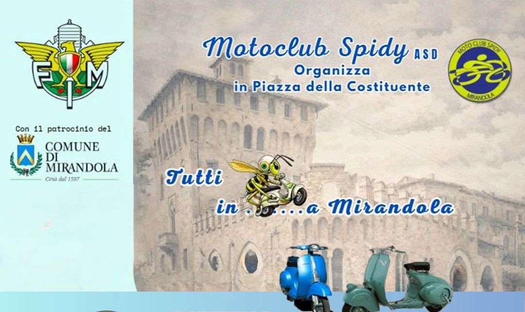 19 Aprile a Mirandola - Motoclub Spidy organizza 