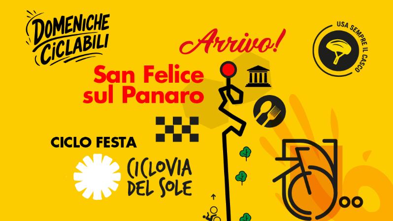 12 Aprile a San Felice sul Panaro - La CicloFesta, la festa della Ciclovia del Sole nel centro e per le vie di San Felice - Tutto il ricchissimo programma per grandi e piccini.