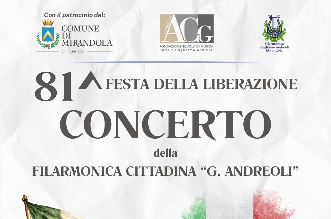 25 Aprile a Mirandola - Concerto della Filarmonica G.Andreoli
