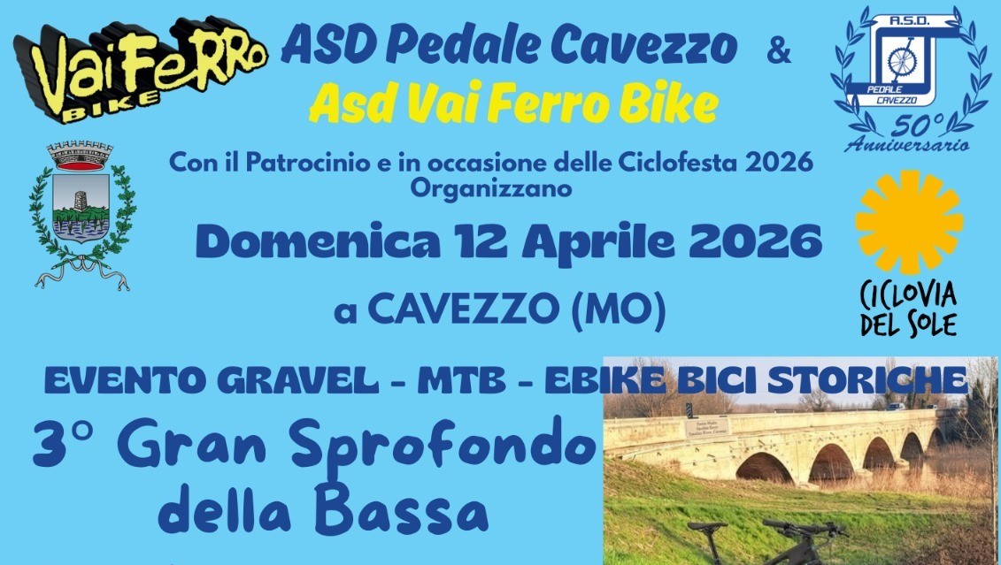 12 Aprile a Cavezzo - 3° Gran Sprofondo della Bassa