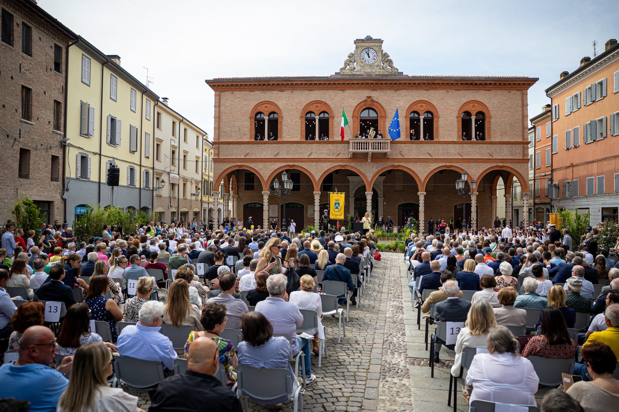 29 Maggio 2026 – Inaugurazione del Municipio di Mirandola – 9 Novembre 2020 consegnato il cantiere alle aziende aggiudicatarie