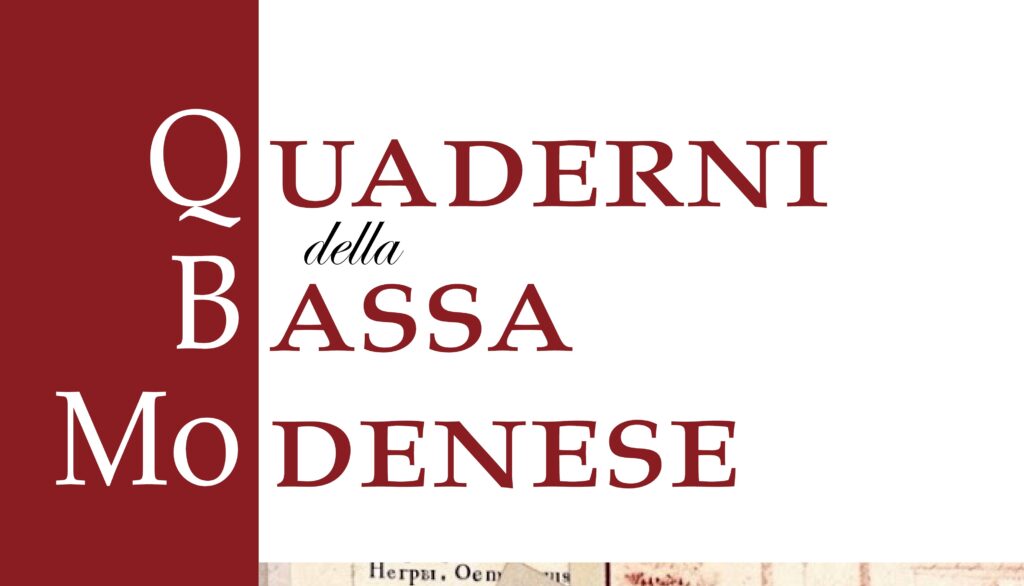 Apre il n. 89 dei “Quaderni della Bassa Modenese” Graziella Martinelli Braglia con un contributo che chiarisce le vicende sottese alla committenza del sepolcro monumentale del conte Costantino Ranieri nella chiesa di Santo Stefano a Ferrara, che ha........