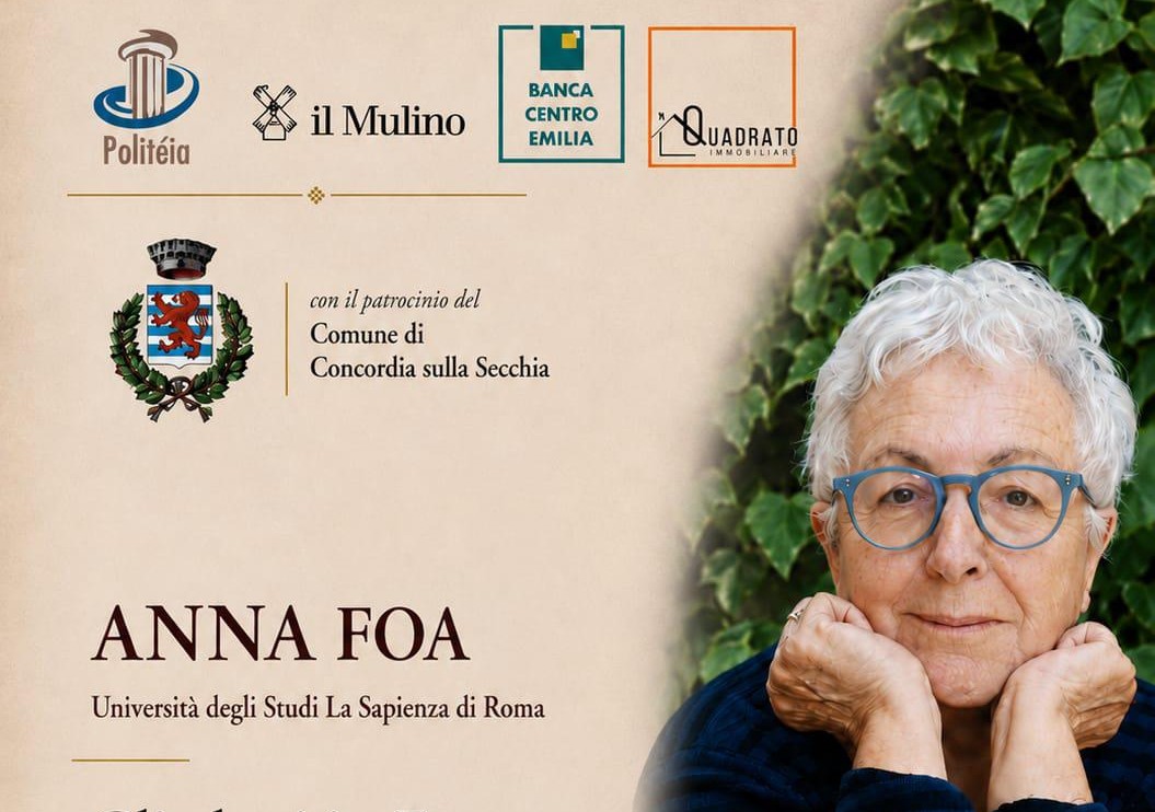 25 Maggio a Concordia - Presentazione del libro di Anna Foa 