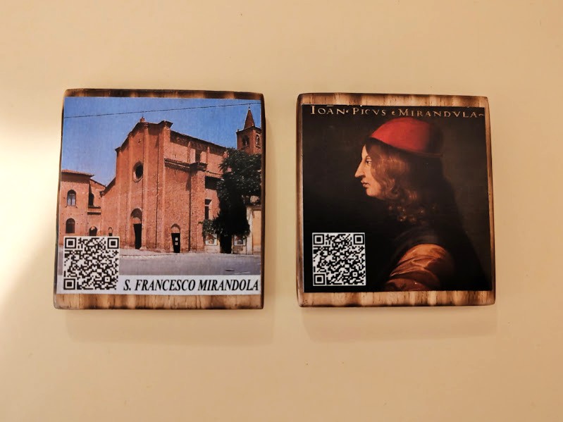 Un esempio significativo della sua creatività e del suo legame con il territorio è la recente creazione di una serie di calamite dedicate alla città di Mirandola. Queste non sono semplici calamite, ma.......
