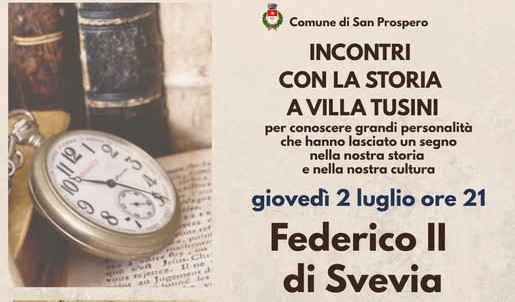 Villa Tusini a San Prospero ospita la conferenza su Federico II di Svevia