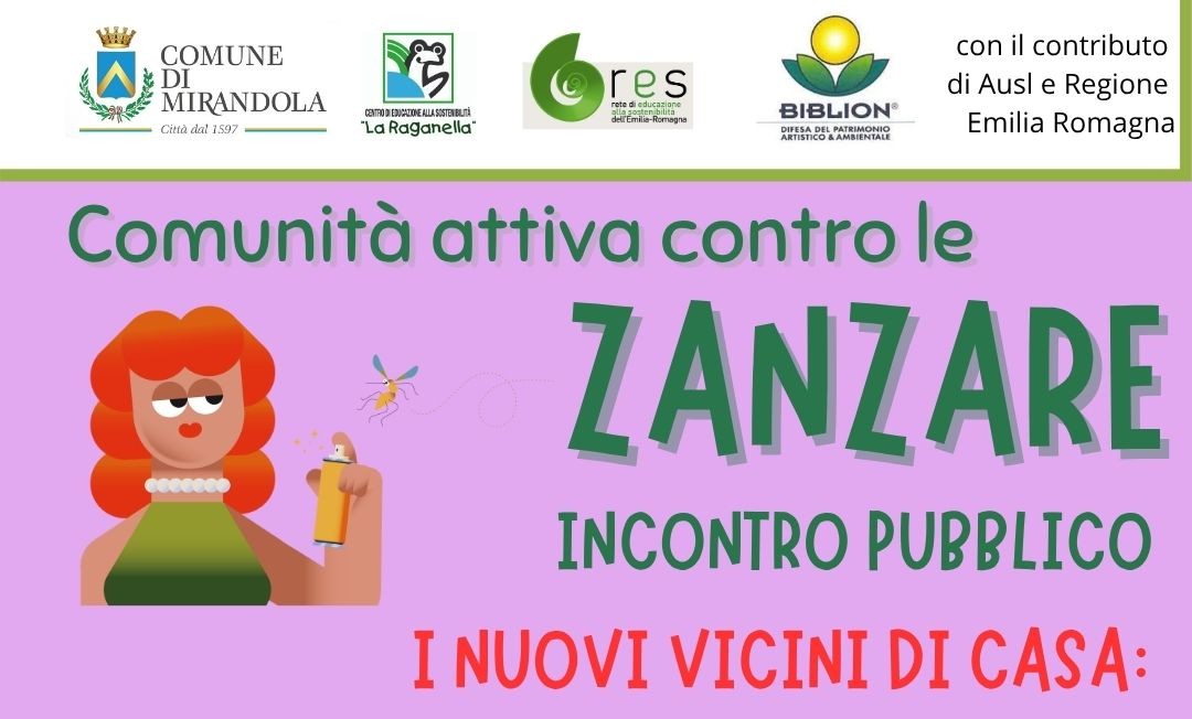 A Mirandola si parla di zanzare e non solo