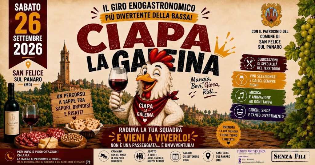 Per chi ha gambe buone - Ciapa la Galeina.