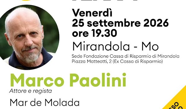 Marco Paolini a Mirandola per