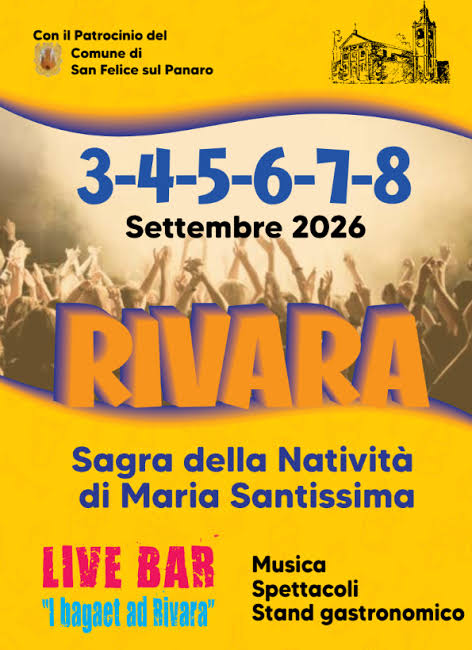 A Rivara la Sagra della Natività di Maria Santissima