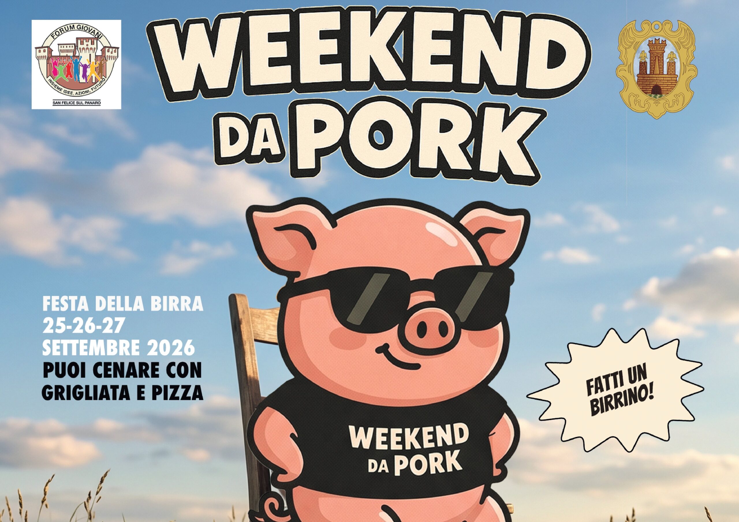 A San Felice sul Panaro arriva il “Weekend da Pork”! Tre giorni di buon cibo!