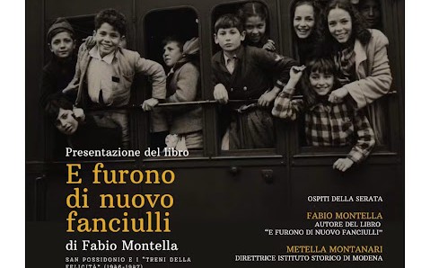 A San Possidonio Fabio Montella presenta il suo libro “E furono di nuovo fanciulli”