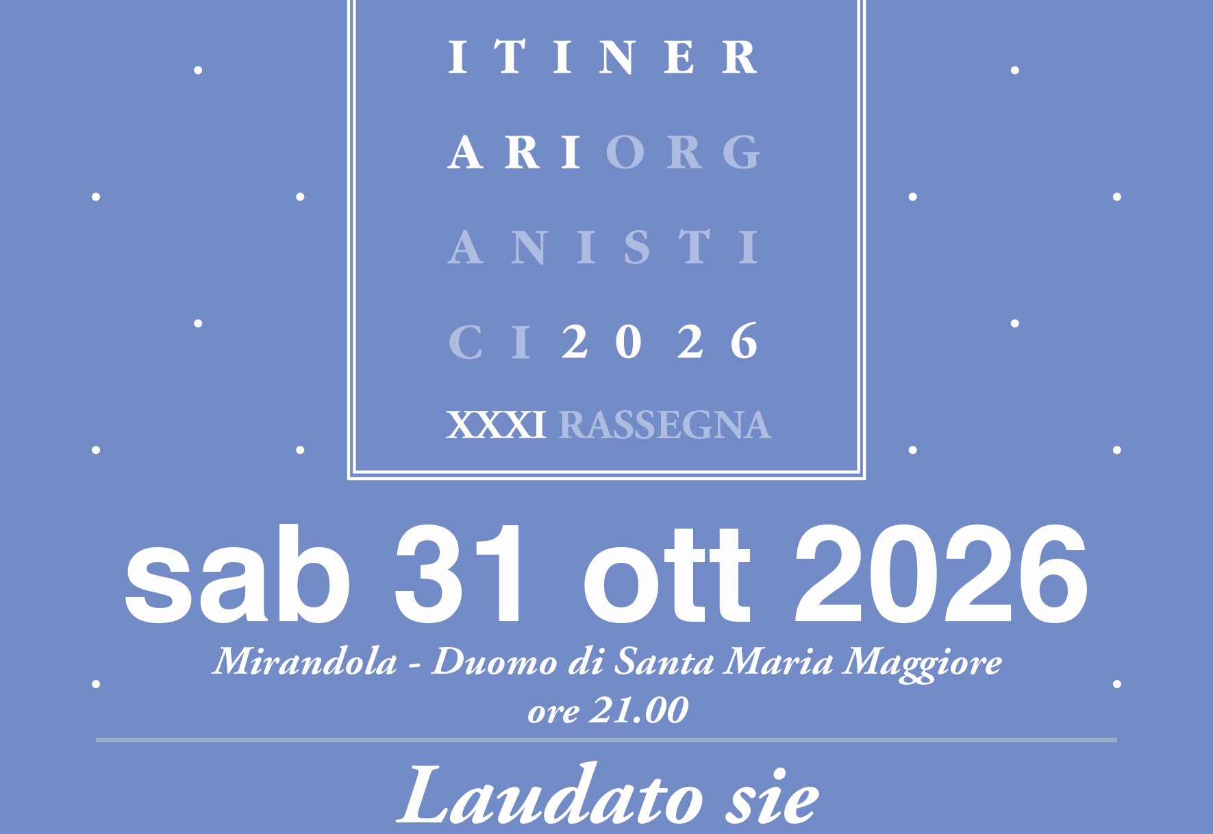 Mirandola, secondo appuntamento con gli