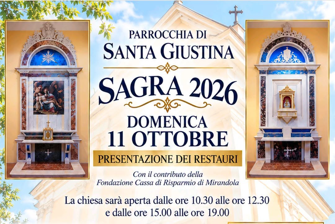 Alla Sagra di Santa Giustina Vigona la presentazione dei restauri ed i tradizionali