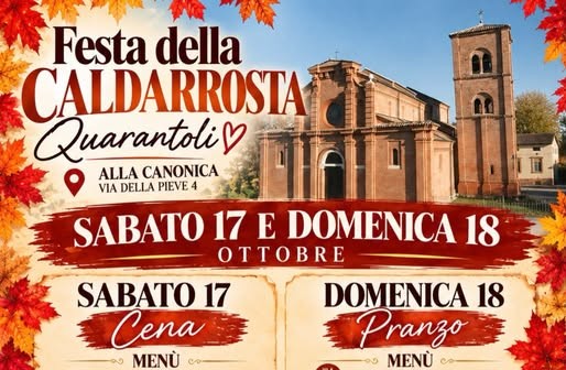 Le Caldarroste protagoniste a Quarantoli - All'insegna dei sapori d'autunno.